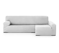 ECOMMERC3 Chaiselong Universal and Versatile Long Right Arm Sofa Cover - Pearl Grey Sofa Cover Protector Easy to Install for Back, Seat and Arms