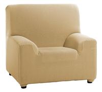ECOMMERC3 | Elastic and Extra Soft Sofa Cover for 1 Seater Sofa - Adjustable Sofa Cover Beige 100% Made in Spain