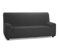 ECOMMERC3 | Elastic and Extra Soft Sofa Cover for 2 Seater Sofa - Adjustable Sofa Cover Anthracite 100% Made in Spain