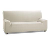 ECOMMERC3 | Elastic and Extra Soft Sofa Cover for 3 Seater Sofas from 170 to 215 cm - Adjustable Ivory Cover 100% Made in Spain
