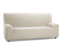 ECOMMERC3 | Elastic and Extra Soft Sofa Cover for 4 Seater Sofas from 220 to 260 cm - Adjustable Ivory Cover 100% Made in Spain