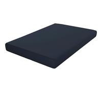 ECOMMERC3 | Extra Soft and Comfortable Fitted Sheet for 135cm Bed - Fitted Sheet in Navy Colour 100% Made in Spain, Adjustable, Easy to Wash and Resistant