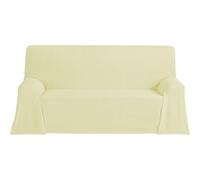 ECOMMERC3 | Multi-purpose Foulard Size 180 x 260 cm for Sofa or Bed - Multipurpose Vanilla Decorative Bedspread for Sofa, Bed - Jarapa Sofa or Bed Protector Light and Elegant