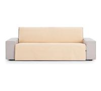 ECOMMERC3 | Multi-purpose Reversible Half Panama Foulard Size 260 x 270 cm Sofa and Bed Cover - Foulard Fabric Breathable and Soft to the Touch Mustard Colour Versatile Protection for Sofas and Beds