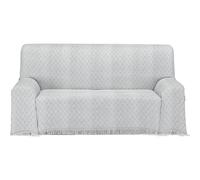 ECOMMERC3 | Multipurpose Bedspread Size 130 x 180 cm for Sofa or Bed - Multi-purpose Foulard Extra Soft Touch Grey