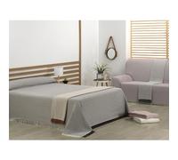 ECOMMERC3 | Multipurpose Bedspread Size 180 x 260 cm for Sofa or Bed - Multi-purpose Foulard Extra Soft Touch Brown