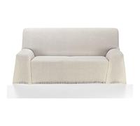 ECOMMERC3 | Multipurpose Bedspread Size 300 x 260 cm for Sofa or Bed - Multi-purpose Foulard Extra Soft Touch Ecru