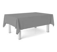 ECOMMERC3 | Oilcloth Tablecloth Size 240 x 140 cm Stain Repellent - Grey Oilcloth Tablecloth 100% Made in Spain Do Not Bleed Liquids
