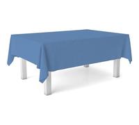 ECOMMERC3 | Oilcloth Tablecloth Size 260 x 140 cm Stain Repellent - Blue Oilcloth Tablecloth 100% Made in Spain Do Not Bleed Liquids