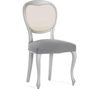ECOMMERC3 | Pack of 2 Breathable Bi-Elastic Chair Covers - 2 Grey Chair Covers, Fit Protection Against Daily Wear, Easy to Put on and Remove