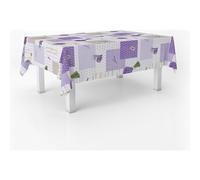 ECOMMERC3 Rectangular Oilcloth Tablecloth Size 140 x 140 cm Style, Durability and Easy Cleaning for Your Table - Stain Resistant and Waterproof Oilcloth Tablecloth