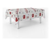 ECOMMERC3 Rectangular Oilcloth Tablecloth Size 180 x 140 cm Style, Durability and Easy Cleaning for Your Table - Stain Resistant and Waterproof Oilcloth Tablecloth