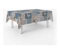 ECOMMERC3 Rectangular Oilcloth Tablecloth Size 220 x 140 cm Style, Durability and Easy Cleaning for Your Table - Stain-Resistant and Waterproof Oilcloth Tablecloth