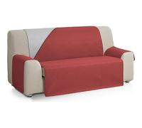 ECOMMERC3 | Reversible Sofa Cover for 2 Seater Sofa - Extra Soft Touch and Maximum Coupling Sofa Cover - Red/Grey