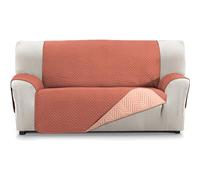 ECOMMERC3 | Reversible Sofa Cover for 2 Seater Sofa - Extra Soft Touch and Maximum Coupling Sofa Cover - Texle/Coral