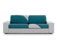 ECOMMERC3 | Seat Cover for Bi-Elastic Sofa Size XXL - Chair Cover Eseralda Green Adjustment, Easy to Put on and Remove with Elastic Fasteners