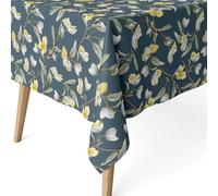 ECOMMERC3 | Stain Resistant Tablecloth for Rectangular Table Size 200 x 140 cm - Stain Resistant Extra Soft and Waterproof Tablecloth Blue