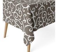 ECOMMERC3 | Stain Resistant Tablecloth for Rectangular Table, Size 220 x 140 cm - Stain Resistant Tablecloth, Extra Soft and Waterproof, Linen Colour