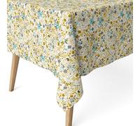 ECOMMERC3 | Stain Resistant Tablecloth for Rectangular Table, Size 250 x 140 cm - Stain Resistant Tablecloth, Extra Soft and Waterproof, Brown