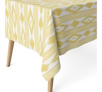 ECOMMERC3 | Stain Resistant Tablecloth for Rectangular Table Size 300 x 140 cm - Stain Resistant Extra Soft and Waterproof Tablecloth - Yellow
