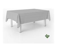ECOMMERC3 | Stain Resistant Vichy Tablecloth for Rectangular Table Size 140 x 140 cm - Vichy Tablecloth Extra Soft and Waterproof Touch Light Grey