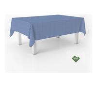 ECOMMERC3 | Stain Resistant Vichy Tablecloth for Rectangular Table Size 260 x 140 cm - Vichy Tablecloth Extra Soft and Waterproof Touch Royal