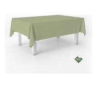 ECOMMERC3 | Stain Resistant Vichy Tablecloth for Rectangular Table Size 260 x 140 cm - Vichy Tablecloth with Extra Soft and Waterproof Touch Pistachio