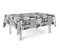 ECOMMERC3 | Tablecloth Oilcloth Rectangular Table Size 240 x 140 cm - Style, Durability and Easy Cleaning for Your Table - Stain Resistant and Waterproof Oilcloth Tablecloth - Zen Piedras