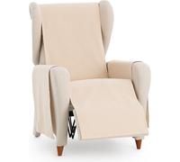 ECOMMERC3 | Universal Adjustable Sofa Cover Size 1 Seater Partial Protection for Sofa - Ochre Colour Easy Installation with Elastic Bands