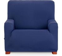 ECOMMERC3 Universal and Versatile 1 Seater Sofa Cover - Blue Sofa Cover Protector Easy to Install for Back, Seat and Arms