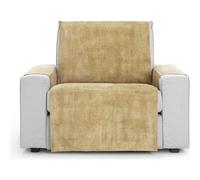 ECOMMERC3 Universal and Versatile 1 Seater Sofa Cover - Mustard Colour Protector Easy to Install for Back, Seat and Arms