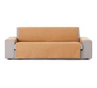 ECOMMERC3 Universal and Versatile 2 Seater Sofa Cover - Mustard Colour Chair Cover Protector Easy to Install for Back, Seat and Arms