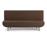 ECOMMERC3 Universal and Versatile 3 Seater Sofa Cover - Brown Protector Easy to Install for Back, Seat and Arms