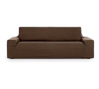 ECOMMERC3 Universal and Versatile 4 Seater Sofa Cover - Brown Sofa Cover Protector Easy to Install for Back, Seat and Arms