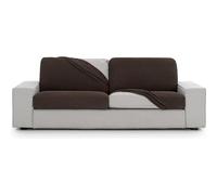 ECOMMERC3 Universal and Versatile M Sofa Cover - Brown Protective Sofa Cover Easy to Install for Back, Seat and Arms