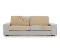 ECOMMERC3 Universal and Versatile Sofa Cover L Seat Cover Beige Protector Easy to Install for Back, Seat and Arms