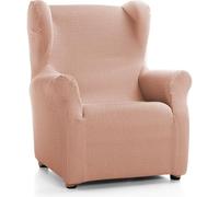 ECOMMERC3 Wingback Chair Cover, Padded and Super Adjustable, Elastic, Salmon, 100% Made in Spain