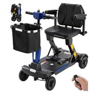 Ecomobi MS02F Ultra Auto-Folding Mobility Scooters for Adults, 5 mph | 62 lbs Lightweight Electric Wheelchair, 43" Turning Radius, 330 lbs Capacity