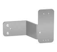 ECON 50000058 Guard mounting Plate Exit 2010 for Tubular Frame Doors Below on Rod Handles Left for Gluing, Brushed Stainless Steel, Silver, Links