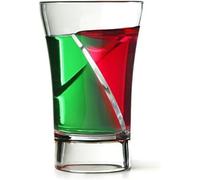 Econ Siptail Twister Shot Glass 1oz / 30ml - Case of 60 | Plastic Twisted Shot Glasses - Holds 2 x 15ml Shot | Siptail Mini Twisted Cocktail Double Shot Glasses