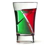 Econ Siptail Twister Shot Glass 1oz / 30ml - Set of 6 | Plastic Twisted Shot Glasses - Holds 2 x 15ml Shot | Siptail Mini Twisted Cocktail Double Shot Glasses