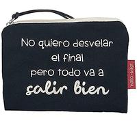 Econanos Hellobags2019 Canvas & Beach Tote Bag, 14 cm, Black (Negro)