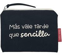 Econanos Hellobags2019 Canvas & Beach Tote Bag, 14 cm, Black (Negro)