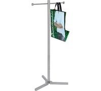 Econoco Rack For Retail Store - Heavy Duty Shopping Bag Rack, Retail Store Display Rack, Chrome Trade Show Rack, Display Rack for Store