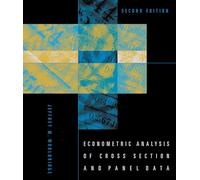 Econometric Analysis of Cross Section and Panel Data 2e: Second Edition (The MIT Press)