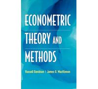 Econometric Theory and Methods
