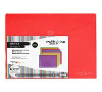 Economic grafoplas 4872451 Envelopes with Extra Capacity, Red, A3