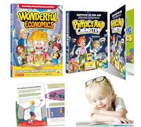 Economics Comic Book for Kids - Encyclopedia for Children, Essential Guide to Financial Literacy, Turn Passive Reading Into Active Learning with Money Skills On Earning, Saving And Budgeting