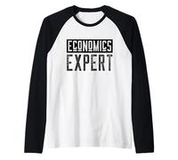 Economics Expert Economist Economy Macro Micro Finance Raglan Baseball Tee