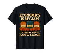 Economics Is My Jam Funny Teacher Back to School First Day T-Shirt